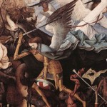 30rebel Pieter Bruegel the Elder painting of the the Archangel Michael fighting the rebel angels