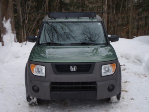 Front View Rail Rack Honda Element