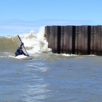 K pier 1_shrp Kayak Surfing Lake Michigan