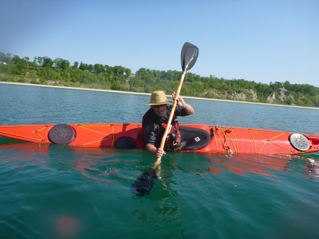 P1000341 Alec using a bent shaft paddle