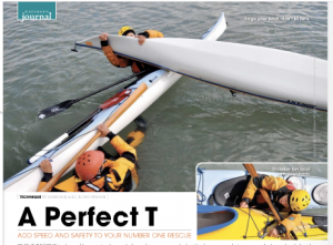 Bloyd Peshkin's Demonstrate a T-Rescue for Adventure Kayak Magazine